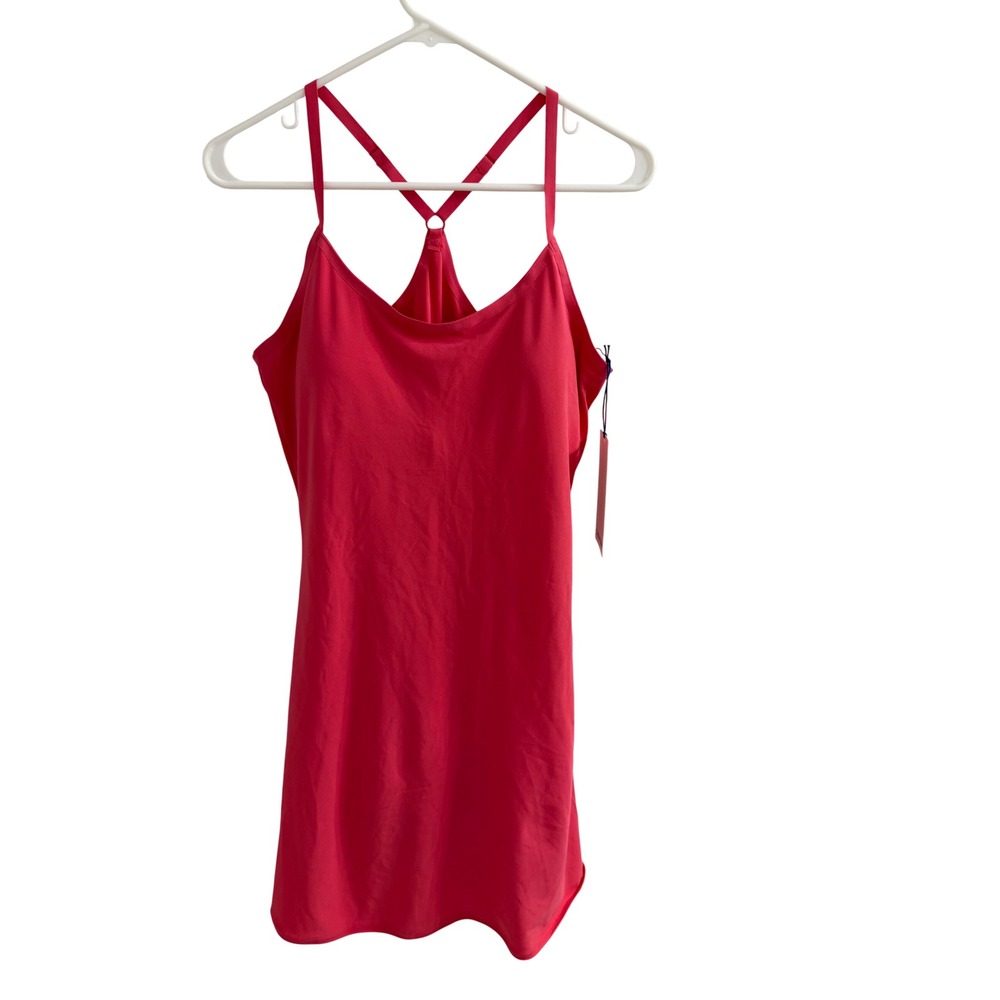 Outdoor Voices Exercise Dress Petunia Pink OV114W Size L New With Tags